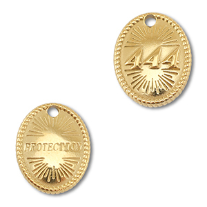 BY31&reg; Stainless Steel - Rostfrei Stahl Anh&auml;nger Engelszahlen 444 / Protection Gold