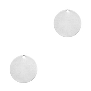 Designer Quality Metall f&uuml;r ImpressArt Anh&auml;nger 10mm Antik silber (Nickelfrei)