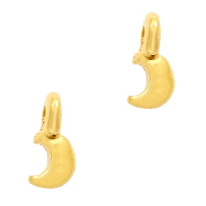 Metall Anh&auml;nger DQ Mond Gold (Nickelfrei)