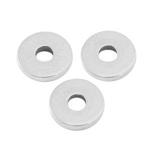 Metall Perlen DQ Disc Rondellen 6x1mm Antik silber (Nickelfrei)