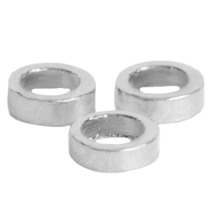 Metall Zubeh&ouml;r DQ Ring 2mm Antik silber (Nickelfrei)