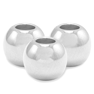 Metall Perlen DQ 6mm Antik silber (Nickelfrei)