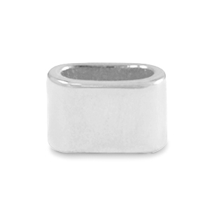 Metall Schieber DQ &Oslash;10mm Antik silber (Nickelfrei)