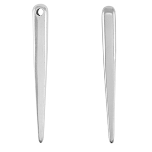 Metall Anh&auml;nger DQ Kegelf&ouml;rmig Antik silber (Nickelfrei)