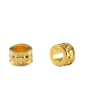 Metall Perlen DQ Tubes Gold (Nickelfrei)