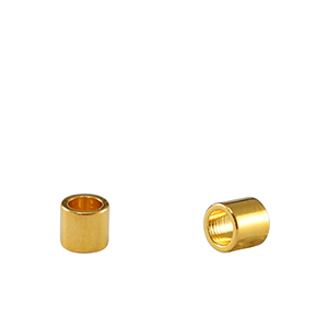 Metall Perlen DQ Tubes Gold (Nickelfrei)