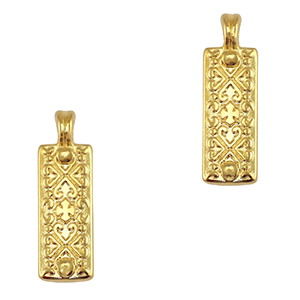 Metall Anh&auml;nger DQ Gold (Nickelfrei)