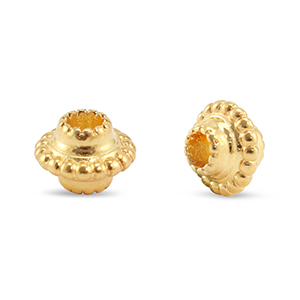 Metall Perlen DQ Spacer Bali Gold (Nickelfrei)