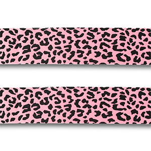 Bandana Leopard Pink-black