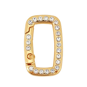 Farbiges Zubeh&ouml;r Schl&uuml;ssel Anh&auml;nger Rechteck Gold