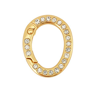 Farbiges Zubeh&ouml;r Schl&uuml;ssel Anh&auml;nger Eierf&ouml;rmig Gold