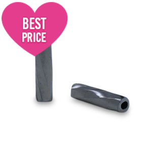 Glasperlen Rocailles Spezial R&ouml;hrchen twist Midnight blue