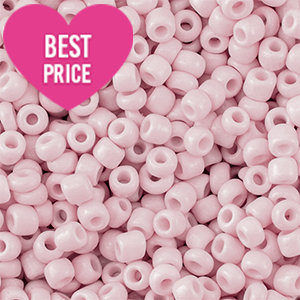 Glasperlen Rocailles 12/0 (2mm) Light pink