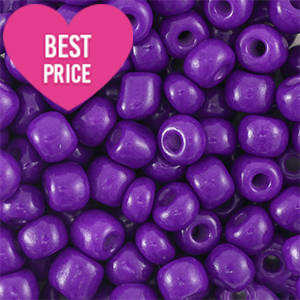 Glasperlen Rocailles 12/0 (2mm) Dark purple