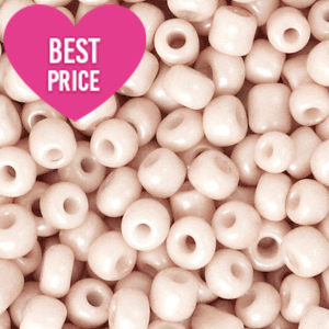 Glasperlen Rocailles 6/0 (4mm) Spring blossom pink