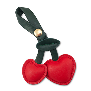 Statement-Anh&auml;nger Kirschen Dark green-red