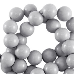 18 mm Acrylperlen shiny Grey