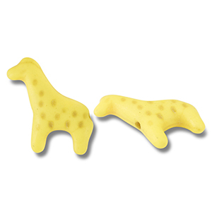 Perlen Keramik Giraffe Yellow