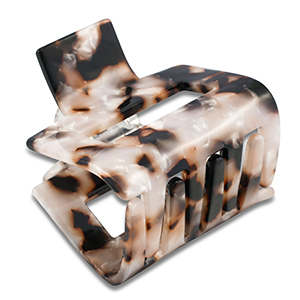 Haarschmuck Haarklemme Tortoise white