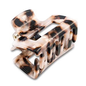 Haarschmuck Haarklemme Tortoise white