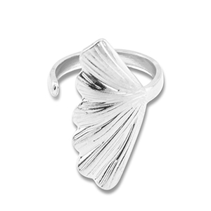 Ringe aus Stainless Steel - Rostfreiem Stahl Blatt Silver