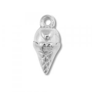 Stainless Steel - Rostfrei Stahl Anh&auml;nger Ice lolly Silver