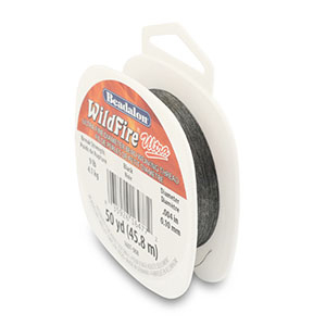 Beadalon Schmuckdraht Wildfire Ultra 0.10mm Black