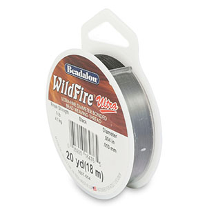 Beadalon Schmuckdraht Wildfire Ultra 0.10mm Black