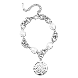 Armb&auml;nder aus Stainless Steel - Rostfreiem Stahl Rose Silver