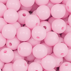 10 mm DQ Acrylperlen Light pink