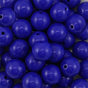 18 mm DQ Acrylperlen Dark blue
