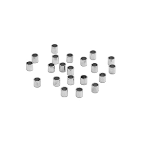 Stainless Steel - Rostfrei Stahl Perlen Quetschperlen Tube 1.5mm Silver