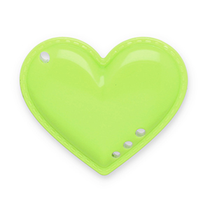 Statement-Anh&auml;nger Herz Lime green