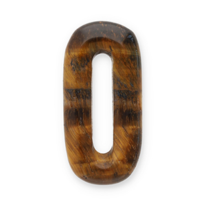 Naturstein Anh&auml;nger Tigerauge Oval Golden brown