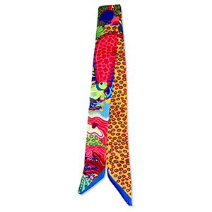 Bandana Schal mit Meeresleben Multicolour