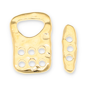 Metall Zubeh&ouml;r DQ Schloss Gold (Nickelfrei)