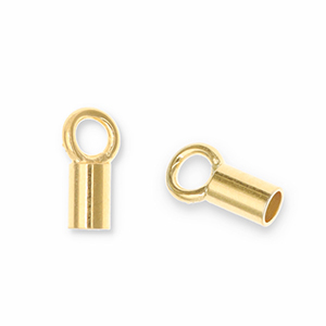 Eco-brass&reg; Metall Zubeh&ouml;r DQ Endkappe Gold (Nickelfrei)