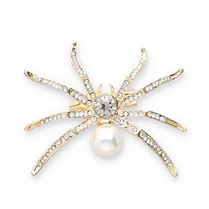 Broschen Spinne Gold-crystal