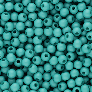 4 mm Acrylperlen Shiny Petrol green