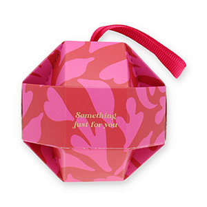 BY31&reg; Schmuck-(Geschenk)-Box Ball "Something just for you" Red-pink-gold-magenta pink