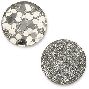 20 mm flach Cabochon Polaris Elements Helios Beige