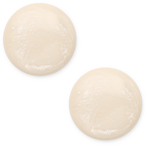 20 mm classic Cabochon Polaris Elements Jais Beige