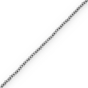 H&auml;matit Perlen Rondell Silver