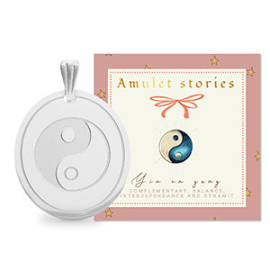 BY31&reg; Stainless Steel - Rostfrei Stahl Anh&auml;nger Yin & Yang Silver