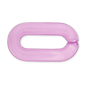 Acryl-Kettenglied, 20 mm, lose Lavender purple