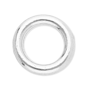 Stainless Steel - Rostfrei Stahl Schmuckzubeh&ouml;r Ring 8 mm Silver