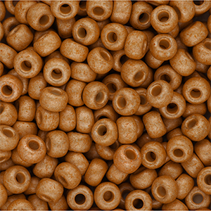 Miyuki Rocailles 6/0 Matted Duracoat Galvanized Yellow Gold 6-4203F