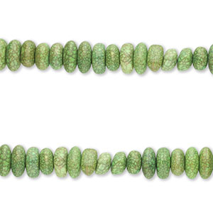 Perlen Keramik Kieself&ouml;rmig Forest green