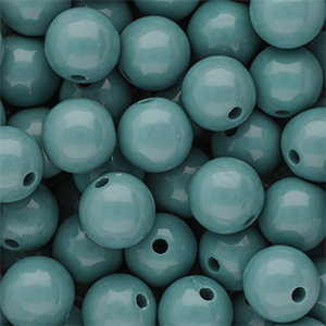 12 mm DQ Acrylperlen shiny Cameo blue 15-4414 TCX