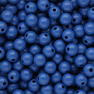 10 mm DQ Acrylperlen shiny Dazzling blue 18-3949 TCX